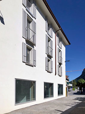 Conclusione Trasformazione edificio nel nucleo storico di Mendrisio, Svizzera, 2019